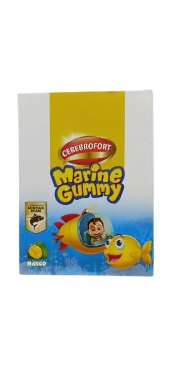 CEREBROFORT MARINE GUMMY  MANGGA (Box/10 Sachet)
