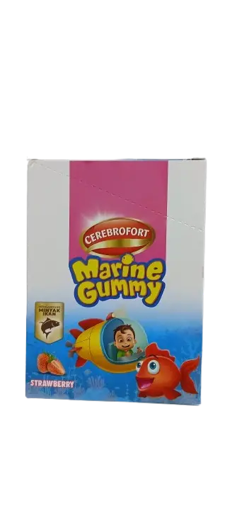 CEREBROFORT MARINE GUMMY STRAWBERRY (Box/10 Sachet)