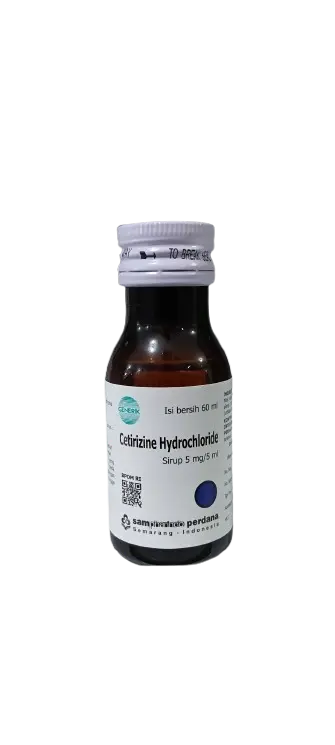 CETIRIZINE HCL SYR SHAMPARINDO 60 ML