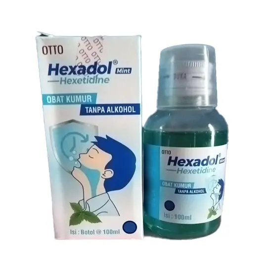 HEXADOL MINT SOLUTION 100 ML