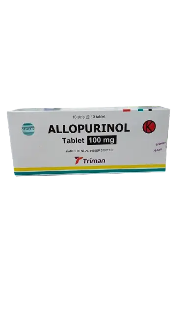 ALLOPURINOL 100 MG Box/100 Tab (TRIMAN)