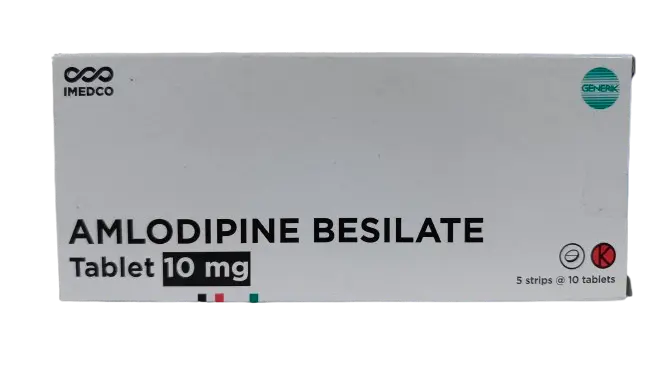 AMLODIPINE BESILATE 10 MG Box/50 Tab (IMEDCO)