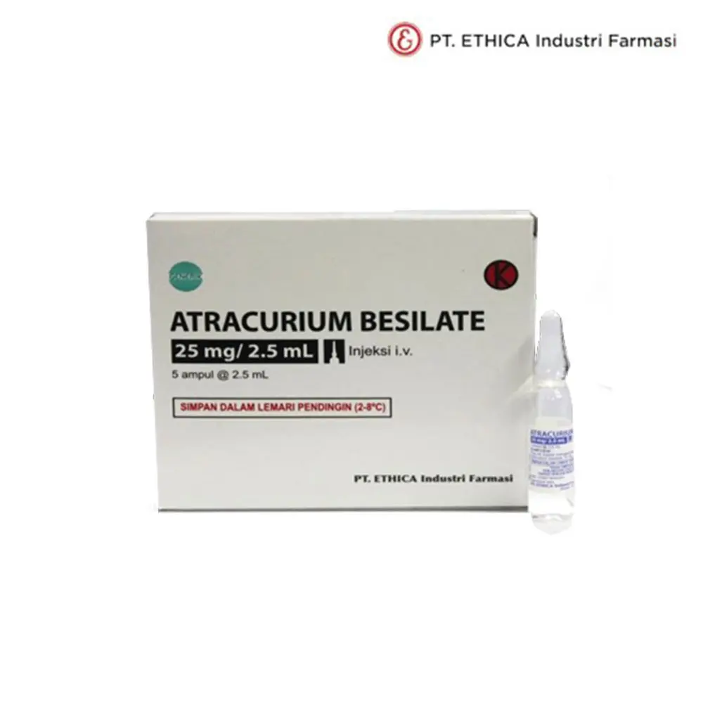 ATRACURIUM BESILATE 25 mg/2,5 ml INJEKSI (ETHICA)