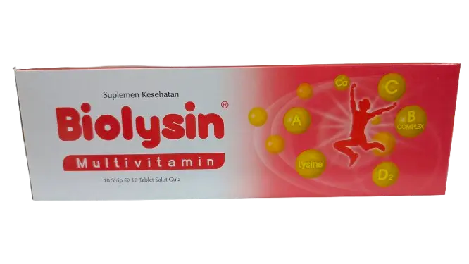 BIOLYSIN DRAGE 100S TAB