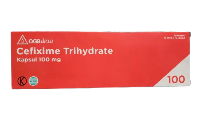 CEFIXIME 100 MG Box/100 Tablet (DEXA)