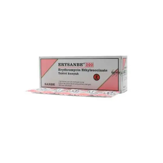ERYSANBE 200 MG CHEW (Box/100 Tablet)