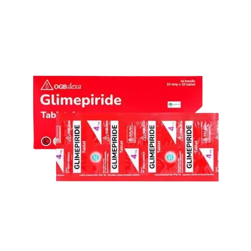 GLIMEPIRIDE 4 MG BOX 100 Tablet (DEXA)