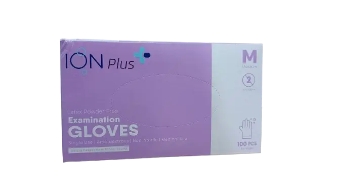 IONPLUS EXAMINATION LATEX POWDER FREE Zize M