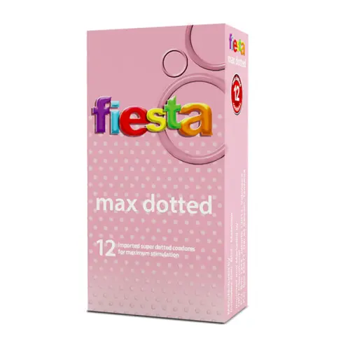KONDOM FIESTA MAX DOTTED 12S