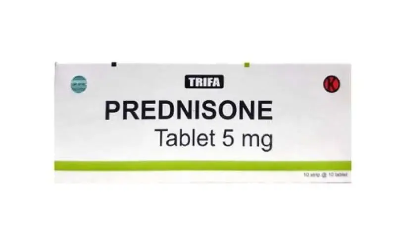 PREDNISONE 5 MG Box/100 Tablet (TRIFA)