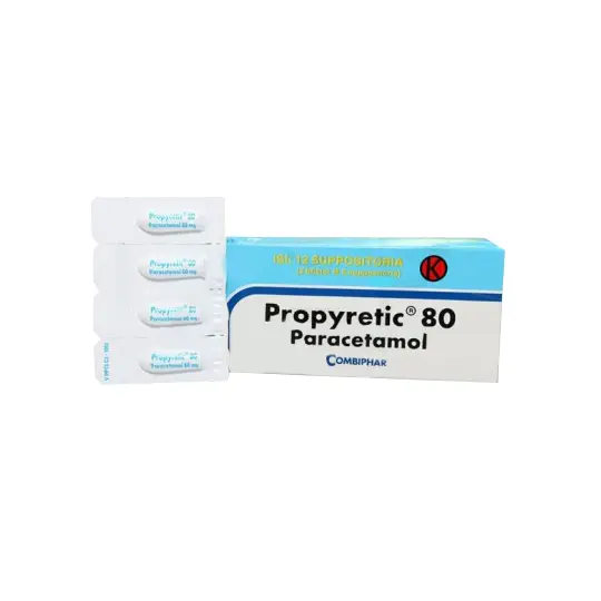 PROPYRETIC 80 MG 12S