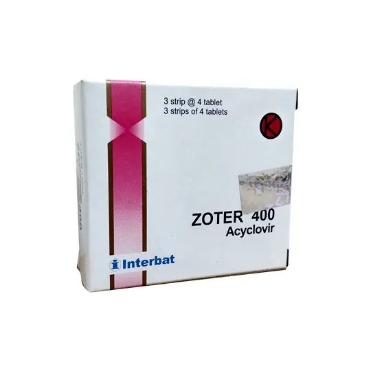 ZOTER 400 MG TAB (Box/4 tab)