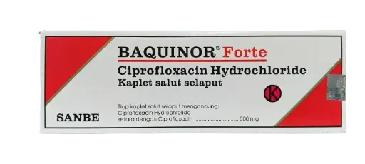 BAQUINOR FORTE 500 MG (Box/20 Tablet)