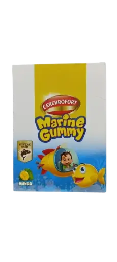 CEREBROFORT MARINE GUMMY  MANGGA (Box/10 Sachet)