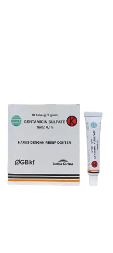 GENTAMICIN 0,1% SALEP KULIT 5G Box/10 TUB