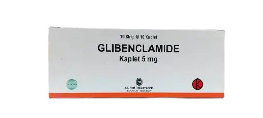 GLIBENCLAMIDE 5 MG Box/100 Tablet (FM)