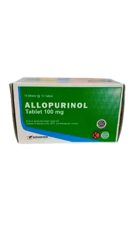 ALLOPURINOL 100 MG 100 Tab
