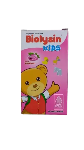 BIOLYSIN KIDS STRAWBERRY TAB 30S BTL