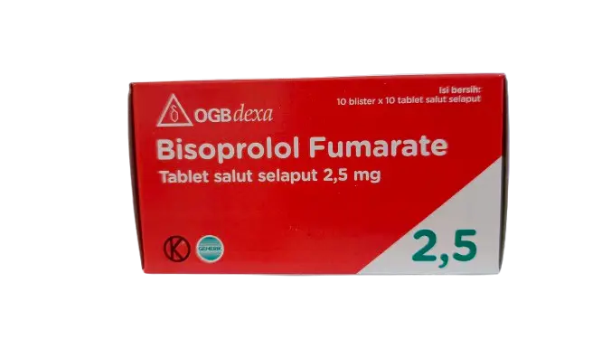 BISOPROLOL FUMARATE TAB 2,5 MG Box/100 Tab (DEXA) | Tabi Anugerah ...