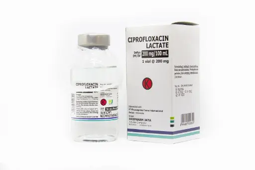 CIPROFLOXACIN LACTATE 200 MG INFUS (HEXPHARM)