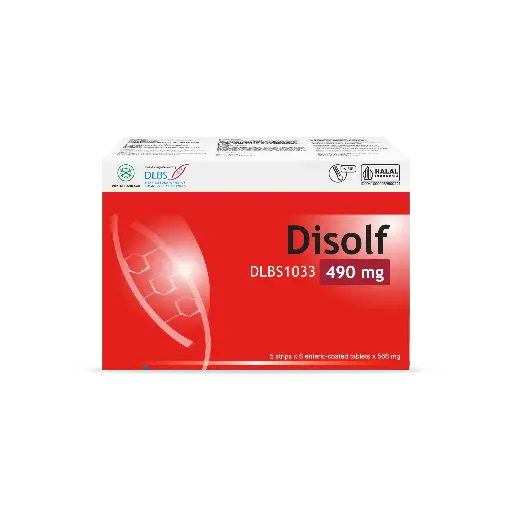 DISOLF 490 MG BOX/30TAB