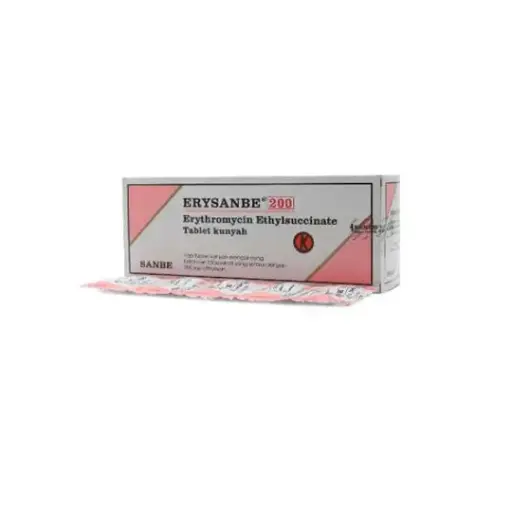 ERYSANBE 200 MG CHEW (Box/100 Tablet)
