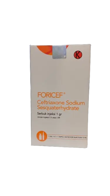 FORICEF INJEKSI 1 BOX @1 VIAL (PROMED) | Tabi Anugerah Pharmindo Jayapura