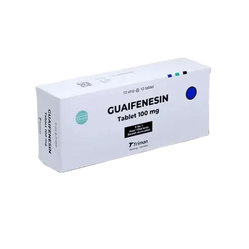 GUAIFENESIN 100 MG Box/100 Tablet (TRIMAN)