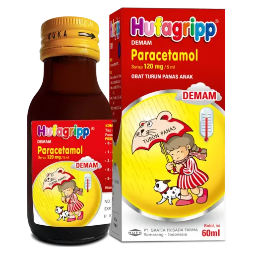 HUFAGRIP SYR 60 ML (PCT 120 MG)