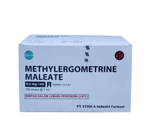 METHYLERGOMETRINE INJ 0,2 MG/ML BOX/100 AMP  (ETHICA)