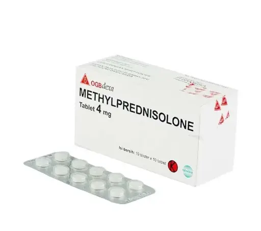 METHYLPREDNISOLONE 4 MG Box/ 100 Tablet (DEXA)