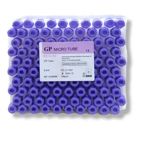 MICRO TUBE EDTA K3 0,5 ML 10X44MM PET (SIN)