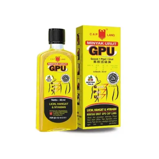 MINYAK URUT GPU PALA 30 ML (CAPLANG)