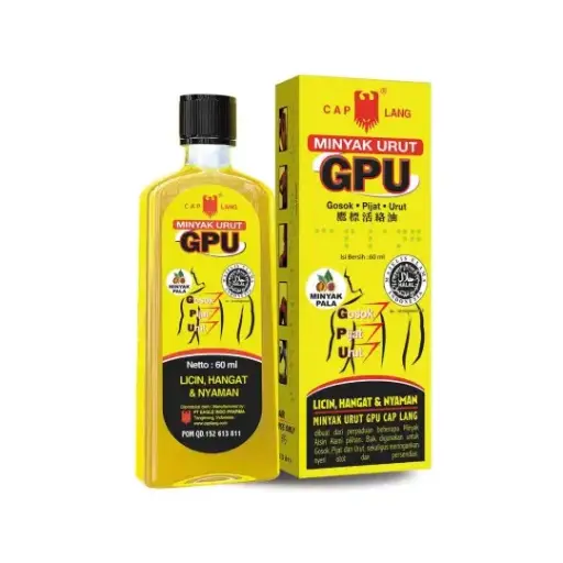 MINYAK URUT GPU PALA 60 ML (CAPLANG)