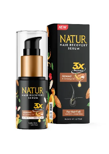 NATUR HAIR RECOVERY SERUM ALMOND & GINSENG OIL 60 ML