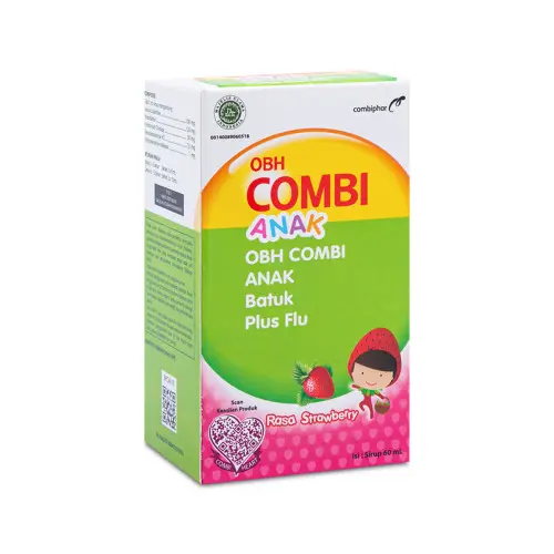OBHC BATUK FLU ANAK STRAWBERRY 60 ML