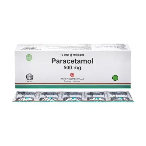 PARACETAMOL 500 MG Box/100 Tab (PIM)