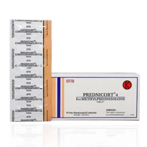 PREDNICORT 4 MG (Box/50 Tablet)