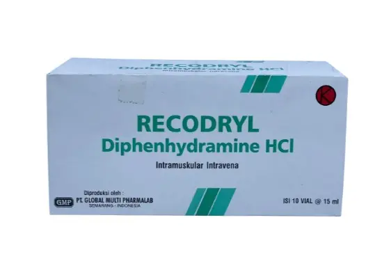 RECODRYL INJ 10 Mg / 15 Ml (Box/10 Vial) | Tabi Anugerah Pharmindo Jayapura