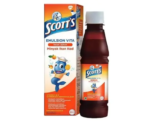 SCOTTS EMULSION VITA ORANGE 200 ML
