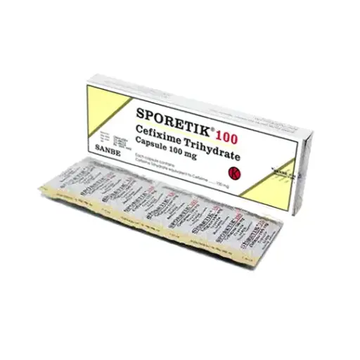 SPORETIK 100 MG (Box/30 Kapsul)