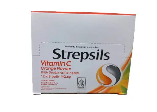 STREPSIL VITAMIN C (Box/12 Sachet X 8s)
