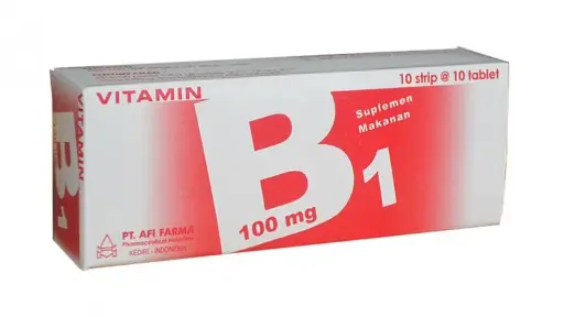 VITAMIN B1 100 MG Box/100 Tablet (AFI)