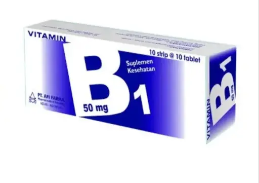 VITAMIN B1 50 MG Box/100 Tablet (AFI)
